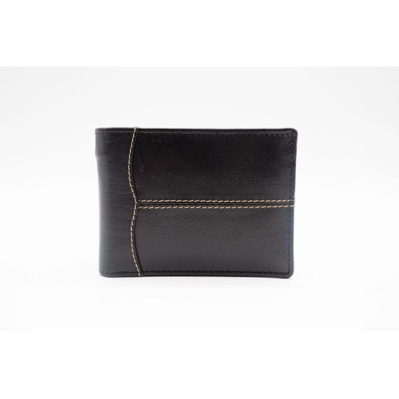 Genuine Leather Bifold Wallets For Men RFID Blocking Slim Mens Wallet Secure and Durable Extra Capacity Flip Up ID