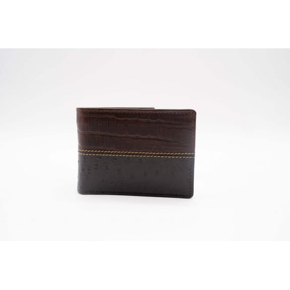 Genuine Leather Bifold Wallets For Men RFID Blocking Slim Mens Wallet Secure and Durable Extra Capacity Flip Up ID