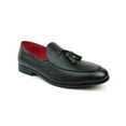 thumbnail image 1 of Genuine Leather Black Slip On Men's Dress Shoes Loafers With Tassel&nbsp;8.5, 1 of 6