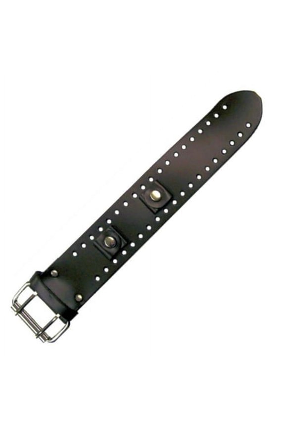 Genuine Leather Black Wide Replacement Watch Band Strap