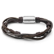Genuine Leather Bracelet - Brown