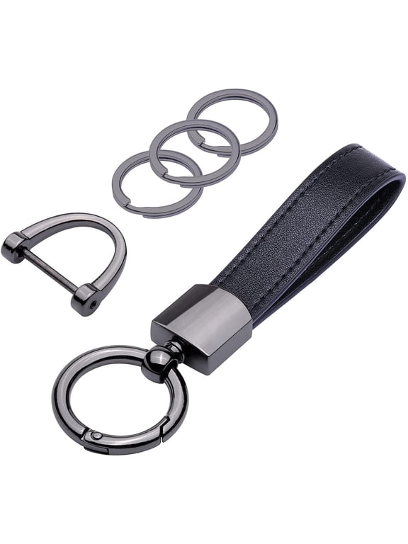 Car Keychain with Key Rings - Premium Key Fob Organizer for Men & Women