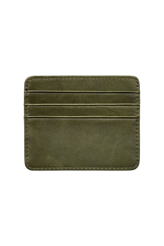 Genuine Leather Card Holder for Men and Women, Top Layer Card Cowhide, Anti-Demagnetization, Compact and Lightweight Card Case, ID Card Book