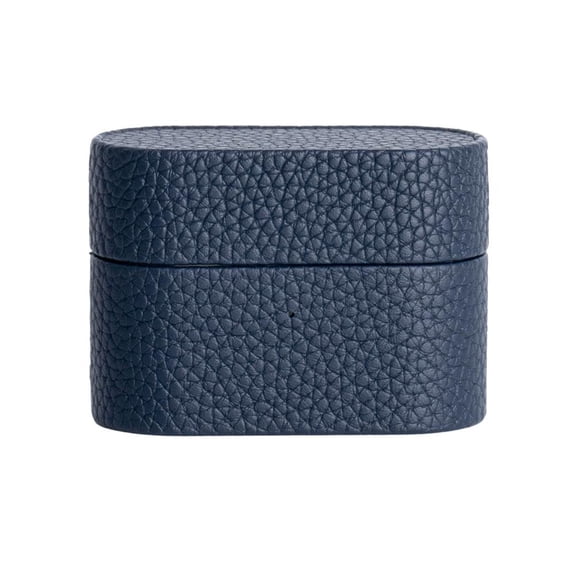 Genuine Leather Case for S-ony WF-1000XM6, Fine Lychee Texture Wireless Earbuds Protective Cover