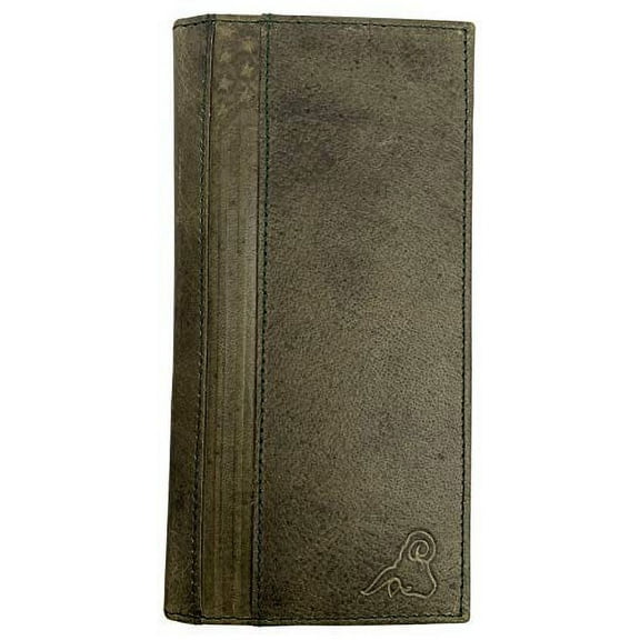 Genuine Leather Checkbook Cover For Men & Women Checkbook Holder Wallet RFID Blocking USA Series