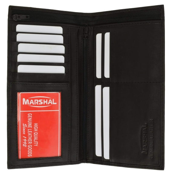 Genuine Leather Checkbook Cover Ladies Wallet Credit Card Holder 602 CF (C)