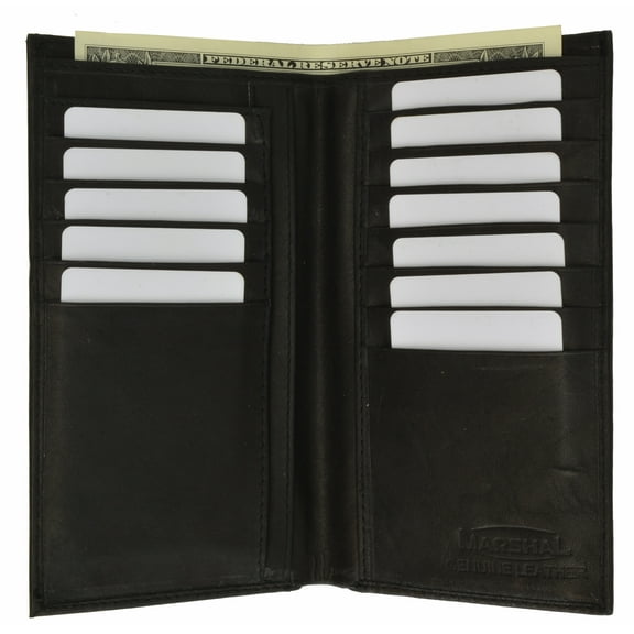 Genuine Leather Checkbook Wallet and Credit Card Holder 254 CF