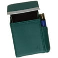 thumbnail image 1 of Genuine Leather Cigarette Carrying Case Hard Smoke Pack Holder Flip-Top Lighter Holder, 1 of 9