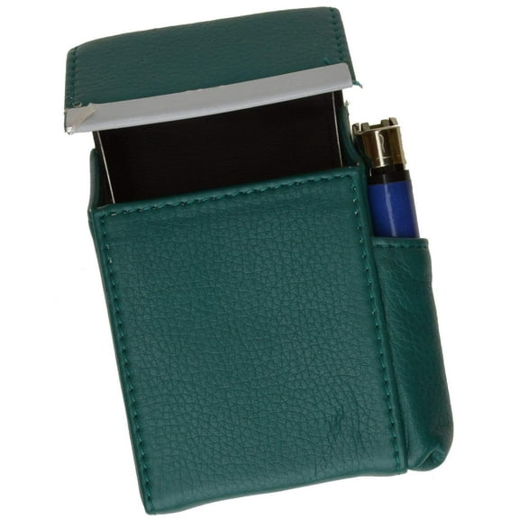 Genuine Leather Cigarette Case Holder with Lighter Pocket 92812 (C)