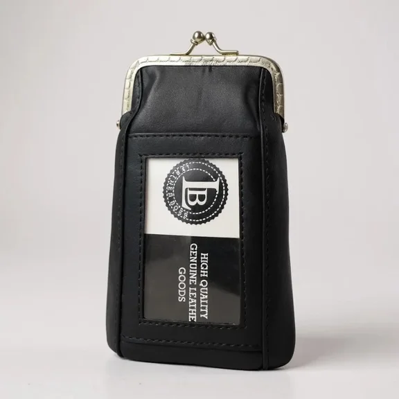 Genuine Leather Cigarette Case with Lighter Pouch and Card ID Window Leatherboss