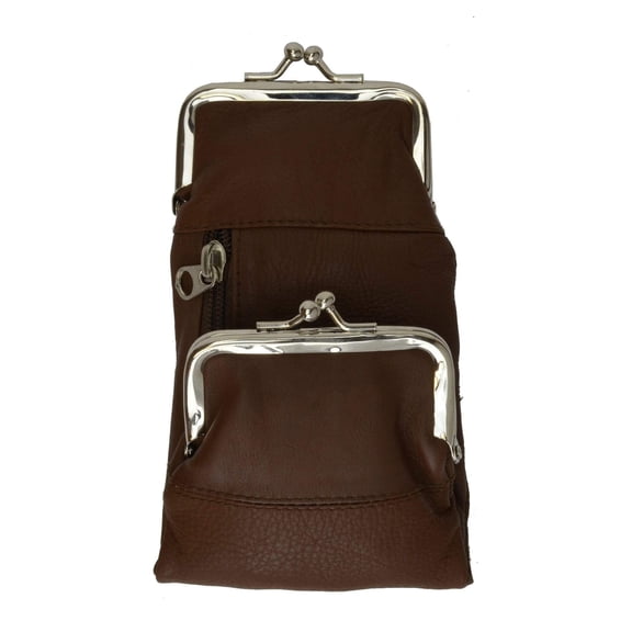 Genuine Leather Cigarette and Lighter Case with Twist Clasp 1838AL (C)