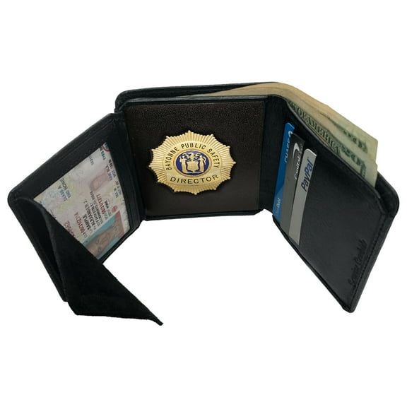 Genuine Leather ID Badge Holder, Badge Wallet