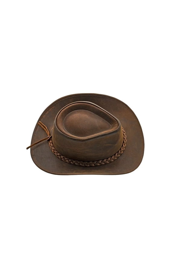 Genuine Leather Cowboy Western Hat for Men and Women, Classic Style, Comfortable Fit Cowboy Hat