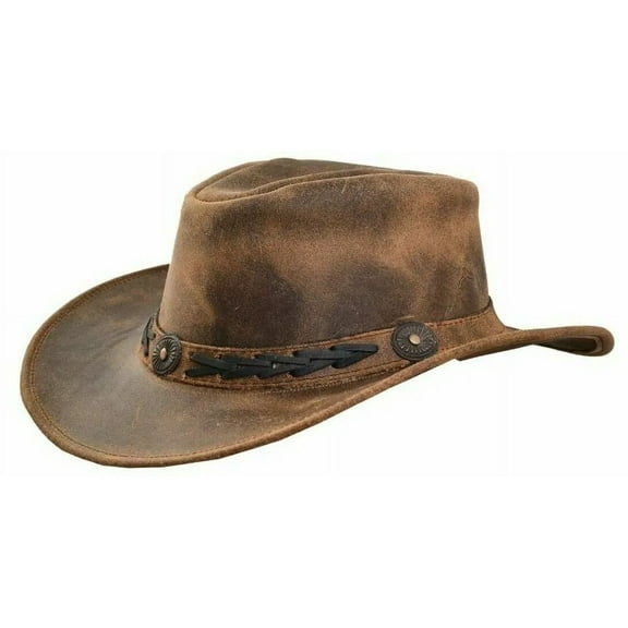 Genuine Leather Cowboy Western Hat for Men and Women, Classic Style, Comfortable Fit Cowboy Hat