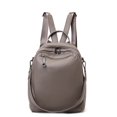 thumbnail image 1 of Genuine Leather Cowhide Backpack, Women's Multiuse Shoulder Crossbody Bag, Large Capacity Casual Daypack, 1 of 7