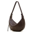 thumbnail image 1 of Genuine Leather Crescent Bag, Women's Grainy Hobo Underarm Shoulder Crossbody Purse, 1 of 7