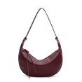 thumbnail image 1 of Genuine Leather Crescent Bag, Women's Grainy Hobo Underarm Shoulder Crossbody Purse, 1 of 8