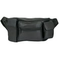 thumbnail image 1 of Genuine Leather Crossbody Waist Bag/Fanny Pack/ Multiple Pockets Waist Pack with Adjustable Belt and Phone Holder, 1 of 7