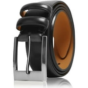 Genuine Leather Dress Belts For Men - Mens Belt For Suits, Jeans, Uniform With High End Buckle - Designed in the USA