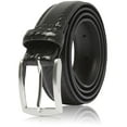 thumbnail image 1 of Genuine Leather Dress Belts For Men - Mens Belt For Suits, Jeans, Uniform With Single Prong Buckle - Designed in the USA, 1 of 5