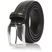 Genuine Leather Dress Belts For Men - Mens Belt For Suits, Jeans, Uniform With Single Prong Buckle - Designed in the USA