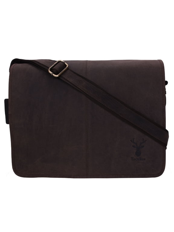 Genuine Leather Expandable Portfolio Messenger Shoulder Bag Brief Case Back to 18MB203BR