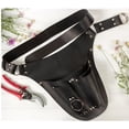 thumbnail image 1 of Genuine Leather Florist Tool Belt, Adjustable Waist Tool Pouch for Flower Arranging, Gardening Scissors Holster, Floral Design Tool Organizer for Florists and Gardeners (black), 1 of 9