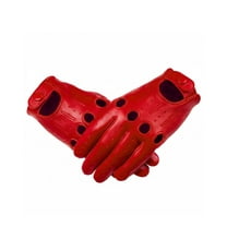 Genuine Leather Full Finger Driving Gloves, Motorcycle Gloves For Men