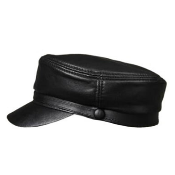 Genuine Leather Hat Men's Flat Cap Quality Sheepskin Hats Leisure Tourism Autumn Winter ,Durable Quality