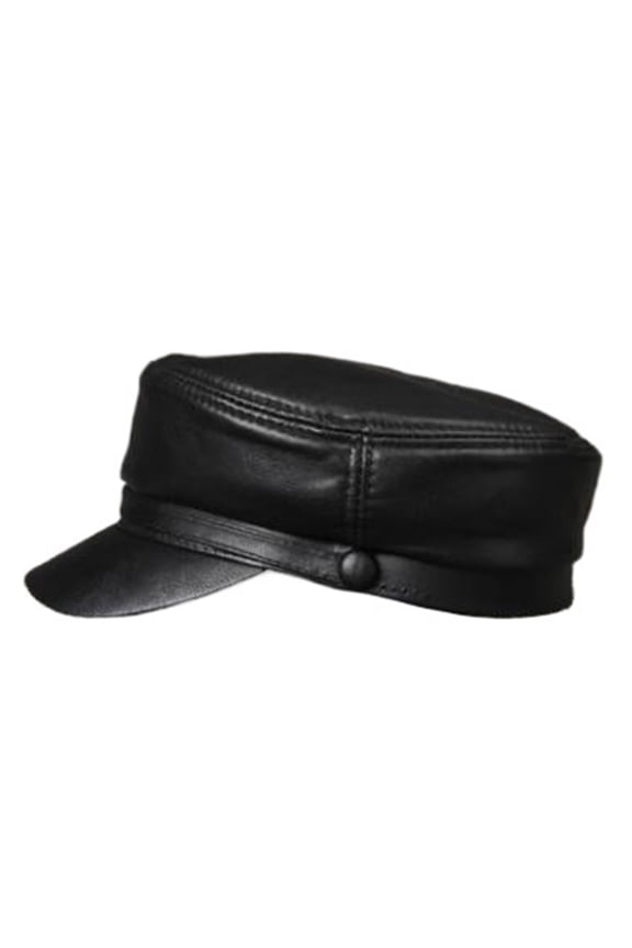 Genuine Leather Hat Men's Flat Cap Quality Sheepskin Hats Leisure Tourism Autumn Winter ,Soft Touch