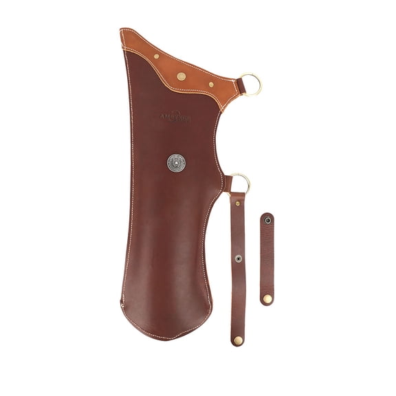 Genuine Leather Hip Quiver for Archery Waist Belt Arrow Holder with Antique Alloy, 20 Arrows Capacity