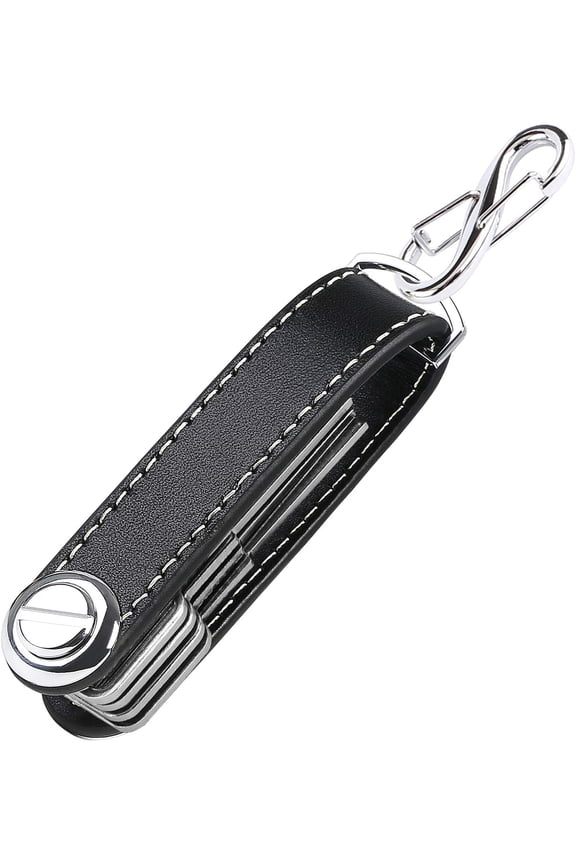 Genuine Leather Keychain: Stylish and Durable Key Holder for Men