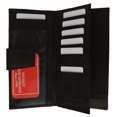 thumbnail image 1 of Genuine Leather Ladies Checkbook Wallet & Credit Card Holder with ID Window 1575 CF, 1 of 5