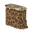 thumbnail image 1 of Genuine Leather Leopard Print Coin Purse Storage Organiser For Cash Keys Cards Travel Accessories Holder, 1 of 8