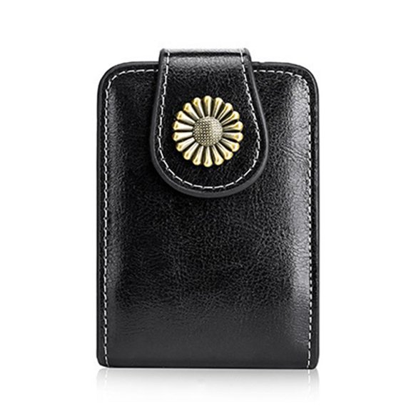 Genuine Leather Lipstick Bag with Mirror, Compact and Portable Makeup Organizer for Handbags, Available in Burgundy, Brown, Peacock Blue and