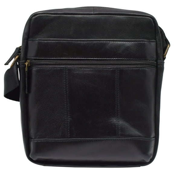 Genuine Leather Man Purse Shoulder Bag Small Mens Crossbody Messenger Bags for Work & Travel