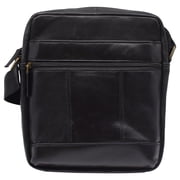 Genuine Leather Man Purse Shoulder Bag Small Mens Crossbody Messenger Bags for Work & Travel