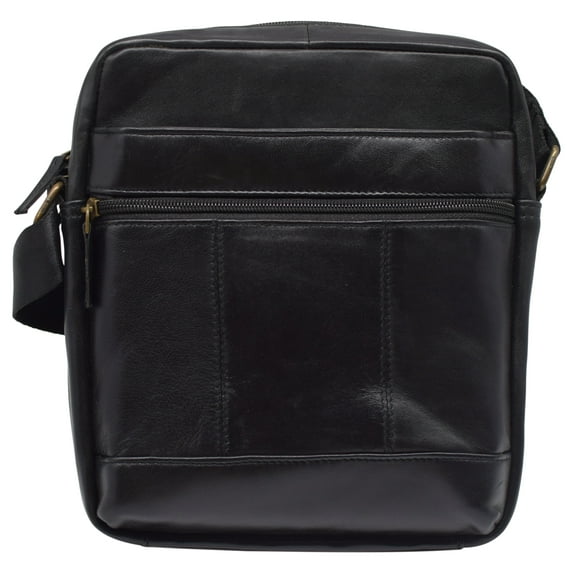 Genuine Leather Man Purse Shoulder Bag Small Mens Crossbody Messenger Bags for Work & Travel