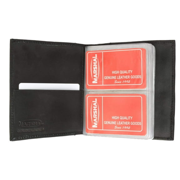 Genuine Leather Medium Bifold Credit Card Business Card Holder 2570 CF (C)