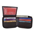 thumbnail image 1 of Genuine Leather Men's Zipper Zip-Around Organizer Bifold Wallet 1256 CF, 1 of 51