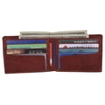 thumbnail image 1 of Genuine Leather Mens Bifold Slim Wallet Credit Card Holder 1308 CF, 1 of 53
