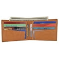 thumbnail image 1 of Genuine Leather Mens Bifold Slim Wallet Credit Card Holder 1308 CF, 1 of 53