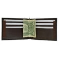 thumbnail image 1 of Genuine Leather Mens Cash Clip Wallet with ID Window 1562 (C), 1 of 6