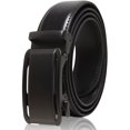 thumbnail image 1 of Genuine Leather Mens Ratchet Belt - Belts For Men With Adjustable Automatic Buckle, 1 of 4