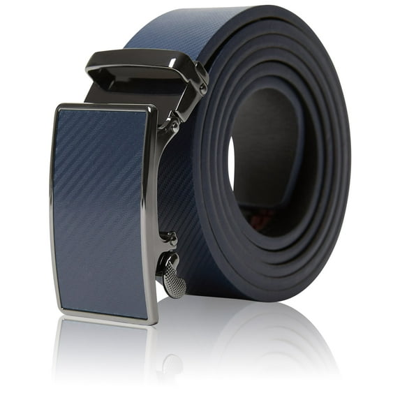 Genuine Leather Mens Ratchet Belt Belts For Men With Adjustable Automatic Buckle