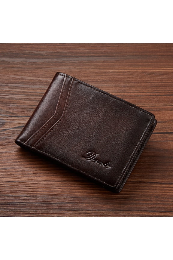 Genuine Leather Mens Wallets Bifold Rfid Blocking with 3 ID Windows,Leather Wallets for Men,