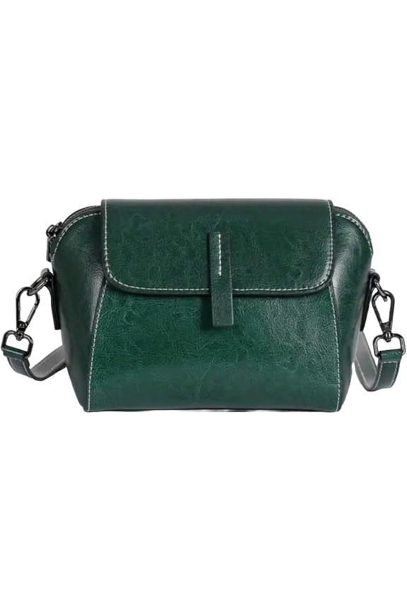 Genuine Leather Mini Small Crossbody Shoulder Bag for Women, Real Cow Leather Handbag Purse