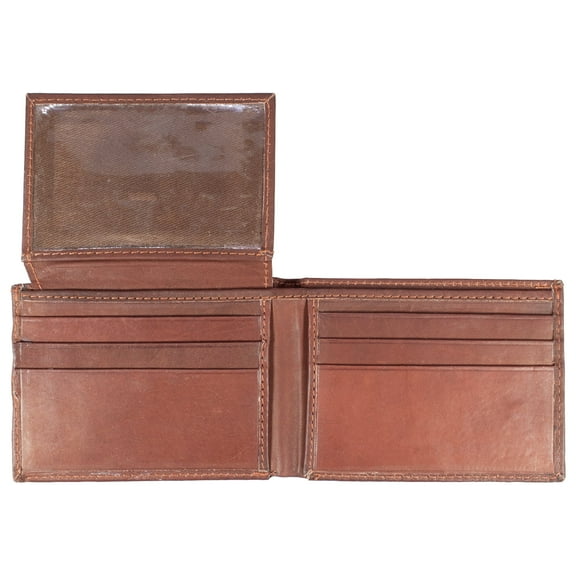 Genuine Leather Minimalist Bifold Wallet For Men, Slim Mens Wallet