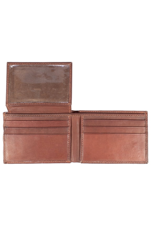 Genuine Leather Minimalist Bifold Wallet For Men, Slim Mens Wallet
