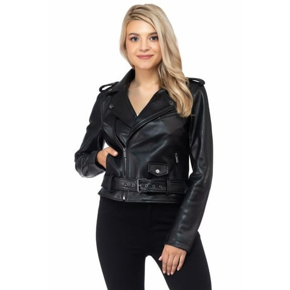 Genuine Leather Moto Jacket